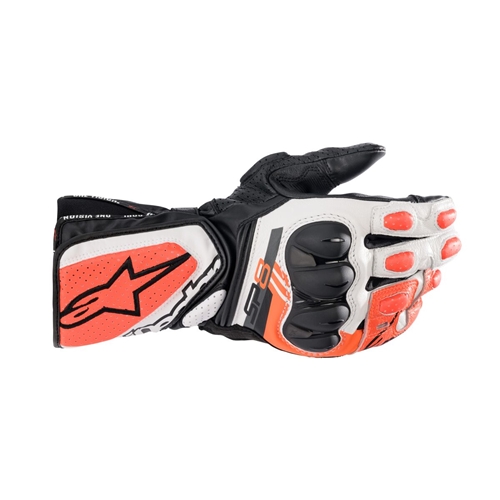 Alpinestars SP-8 V3 Black White Red Fluo Gloves XXL